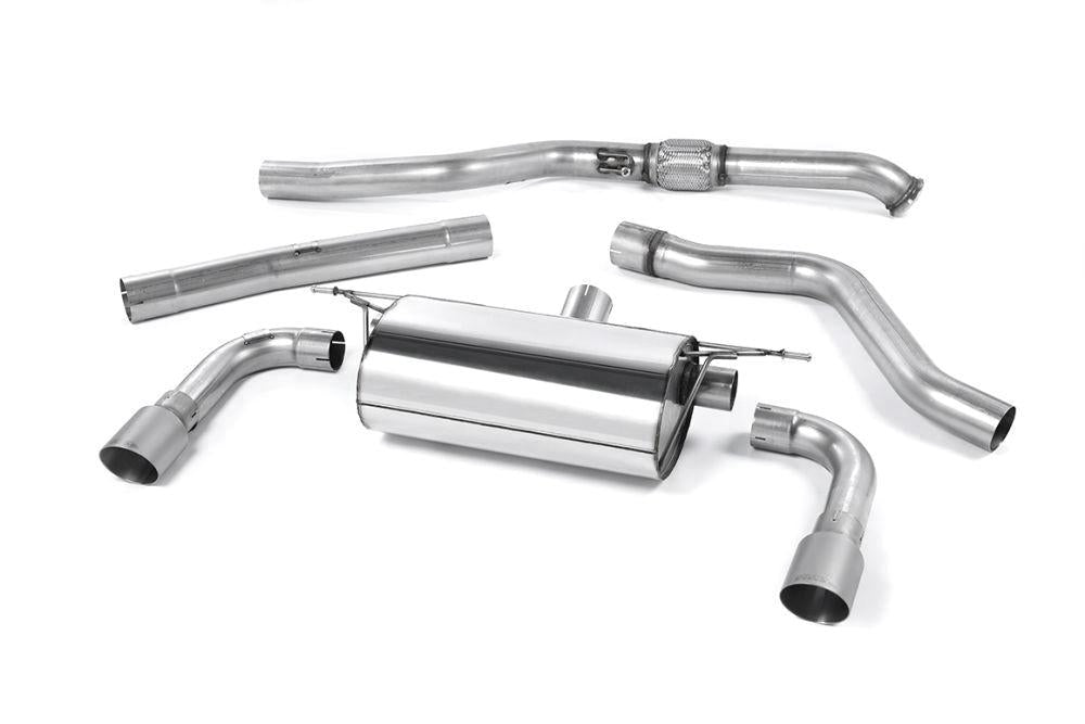 Milltek Resonated Cat-Back Exhaust System with GT-90 Tips for BMW F22 M235i Coupe 2014-2015-Exhaust-Silicon Valley Bimmer