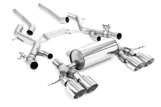Milltek Resonated (GPF Back) Cat-Back Exhaust System with GT-90 Tips for BMW F22 M240i Coupe 2019-2020-Exhaust-Silicon Valley Bimmer