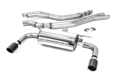 Milltek Resonated Race Cat-Back Exhaust System with Carbon Jet 90 Tips for BMW F22 M240i Coupe 2015-2018-Exhaust-Silicon Valley Bimmer