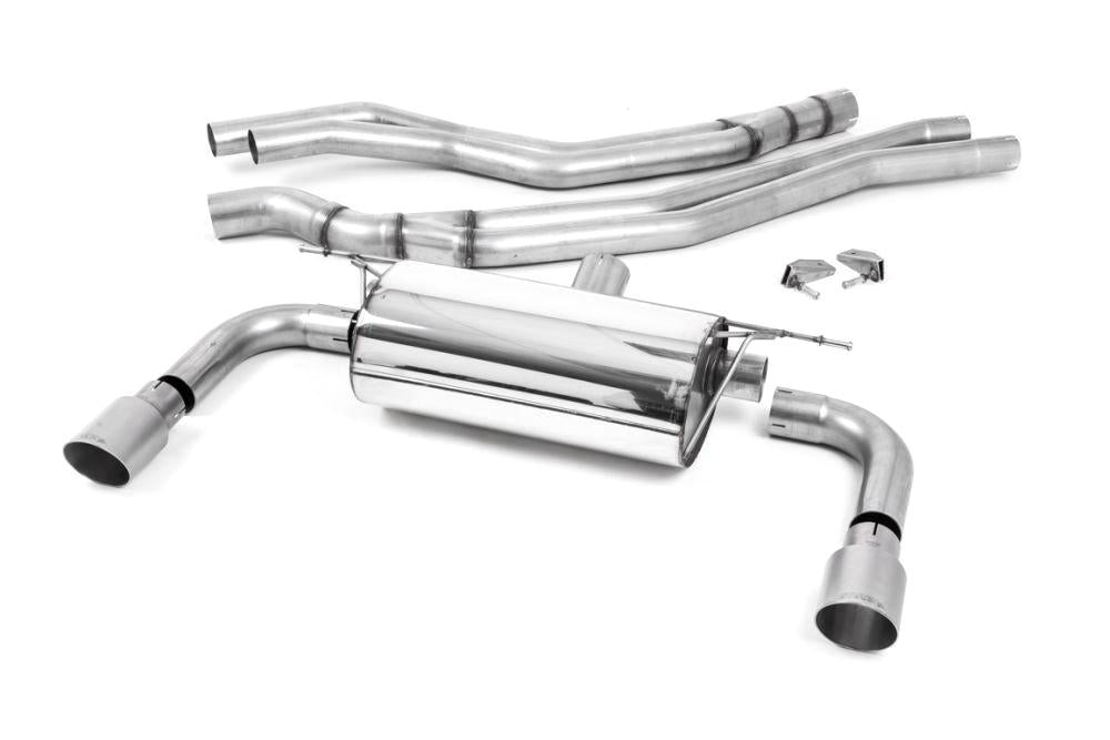 Milltek Resonated Race Cat-Back Exhaust System with GT-90 Tips for BMW F22 M240i Coupe 2015-2018-Exhaust-Silicon Valley Bimmer