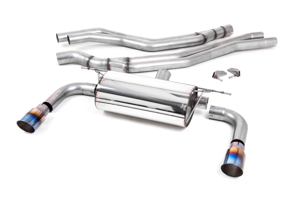 Milltek Resonated Race Cat-Back Exhaust System with GT-90 Tips for BMW F22 M240i Coupe 2015-2018-Exhaust-Silicon Valley Bimmer
