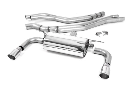 Milltek Resonated Race Cat-Back Exhaust System with GT-90 Tips for BMW F22 M240i Coupe 2015-2018-Exhaust-Silicon Valley Bimmer
