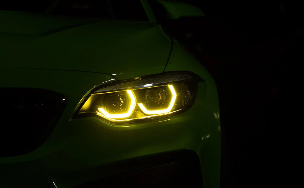 Motorsport+ F87 M2 CSL Style Yellow DRL LED Module Set-Exterior-Silicon Valley Bimmer