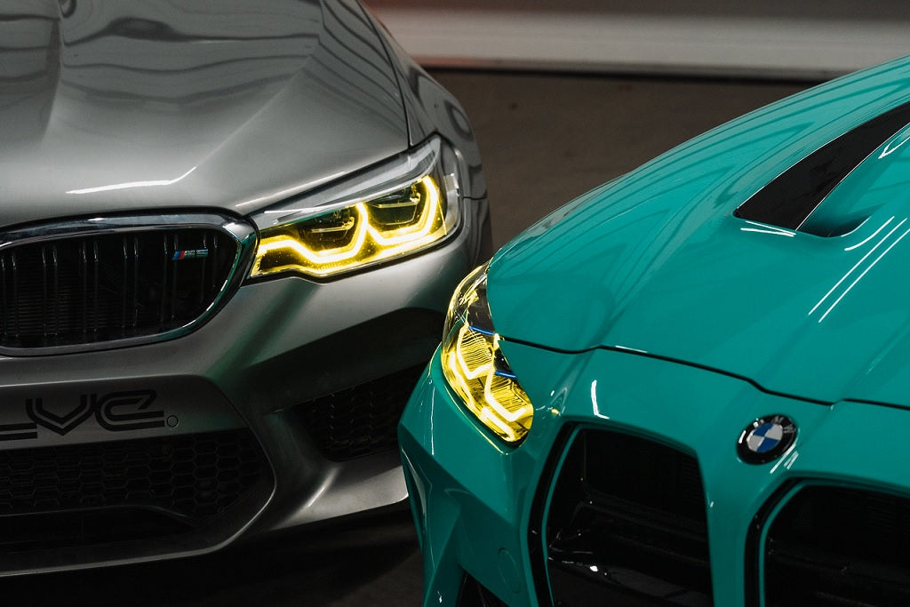 Motorsport+ F90 M5 Pre-LCI CS Style Yellow DRL LED Module Set-Exterior-Silicon Valley Bimmer