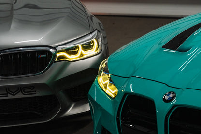 Motorsport+ F90 M5 Pre-LCI CS Style Yellow DRL LED Module Set-Exterior-Silicon Valley Bimmer