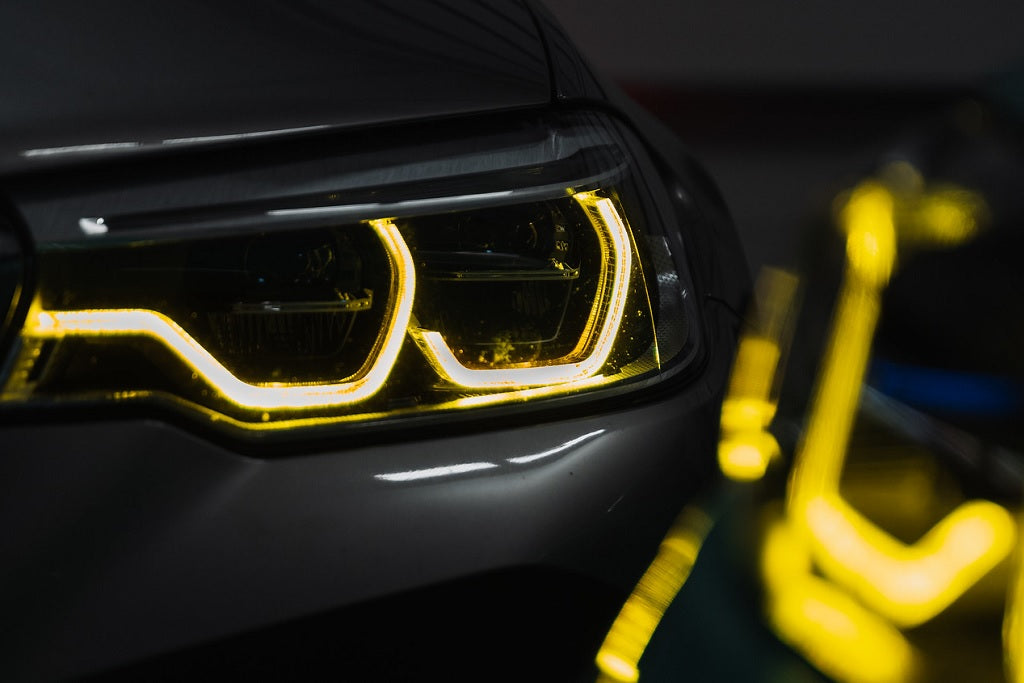 Motorsport+ F90 M5 Pre-LCI CS Style Yellow DRL LED Module Set-Exterior-Silicon Valley Bimmer