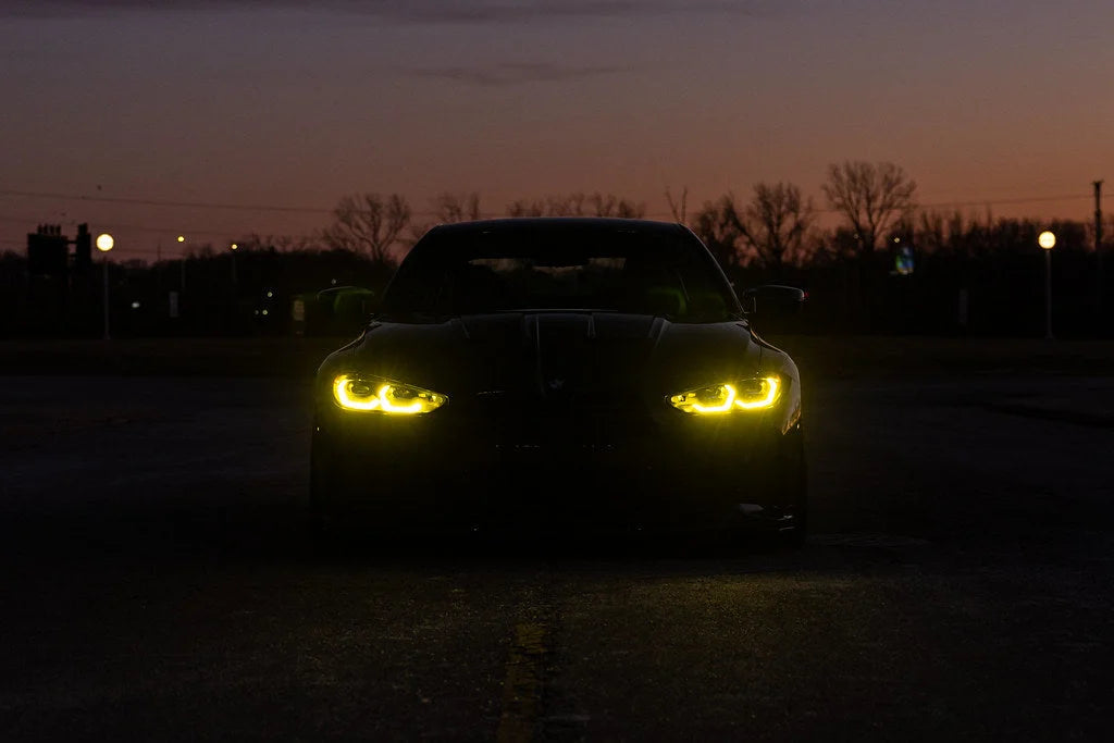 Motorsport+ G8X M3 / M4 CSL Style Yellow DRL LED Module Set-Exterior-Silicon Valley Bimmer