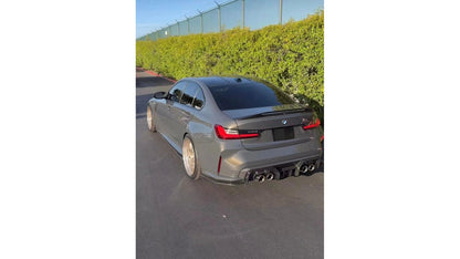 NWCarbon Haus G80 M3 Dry Carbon Fiber AD Style High Kick Trunk Spoiler-Exterior-Silicon Valley Bimmer