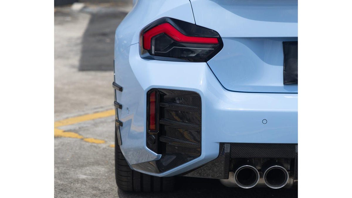 NWCarbon Haus G87 Dry Carbon Fiber Rear Bumper Trim-Exterior-Silicon Valley Bimmer