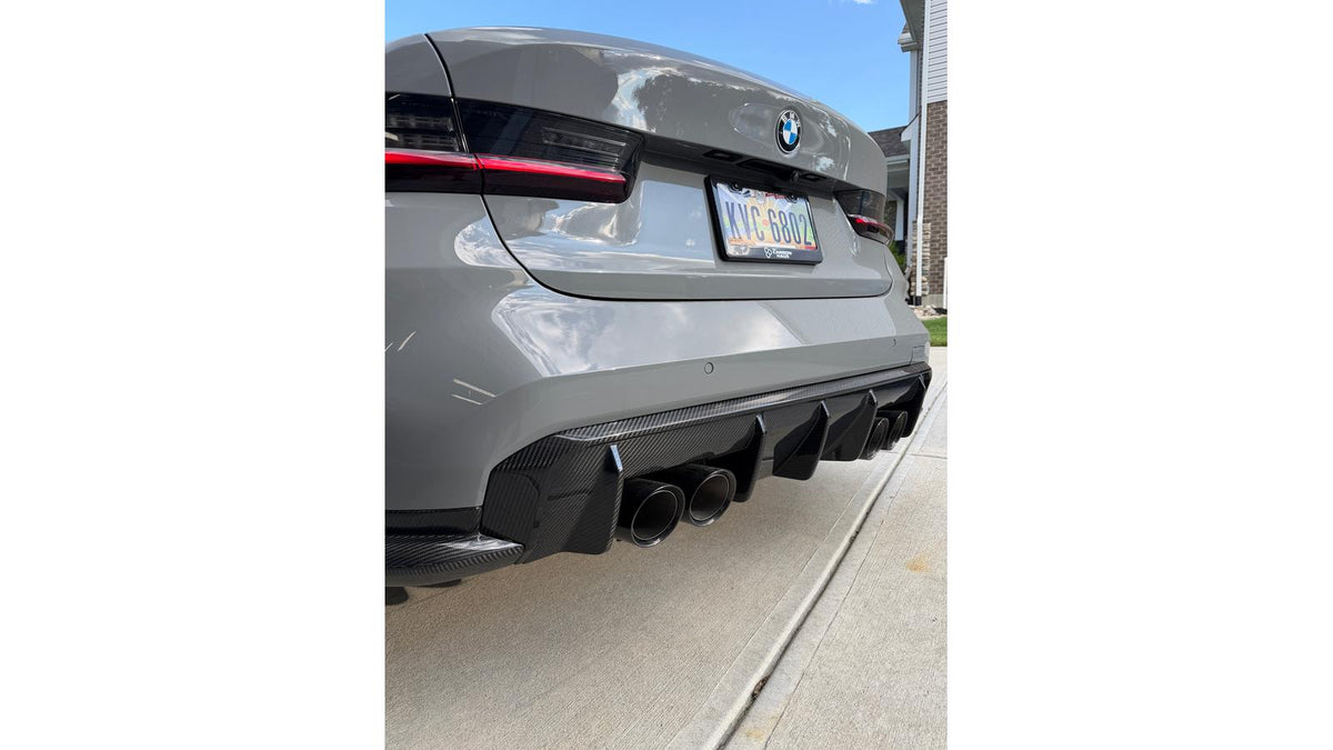 NWCarbon Haus G8X Carbon Fiber Upper Diffuser Trim-Exterior-Silicon Valley Bimmer