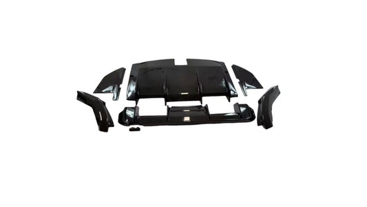 NWCarbon Haus G8X DRY CARBON FIBER 7 PIECE RACE DIFFUSER/UNDERTRAY-Exterior-Silicon Valley Bimmer