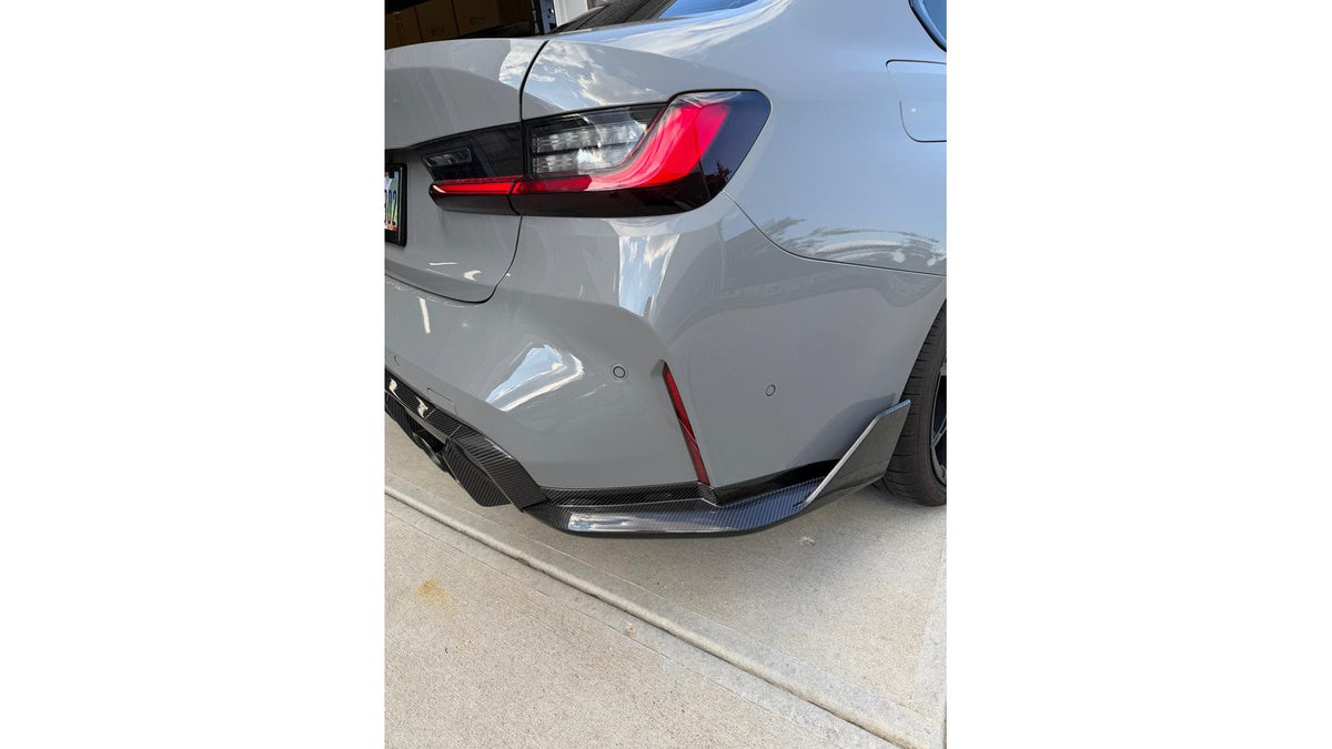 NWCarbon Haus G8X Dry Carbon Fiber MP Rear Splitters-Exterior-Silicon Valley Bimmer