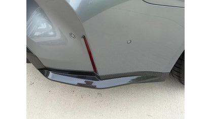 NWCarbon Haus G8X Dry Carbon Fiber Rear OEM Style Replacement Bumper Splitters-Exterior-Silicon Valley Bimmer