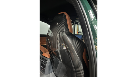 NWCarbon Haus G8X Dry Carbon Fiber Seat Back Covers-Interior-Silicon Valley Bimmer