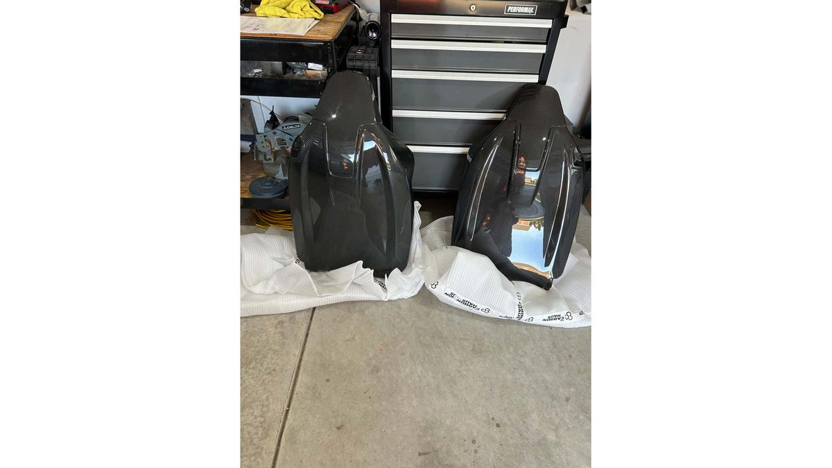 NWCarbon Haus G8X Dry Carbon Fiber Seat Back Replacement Set-Interior-Silicon Valley Bimmer