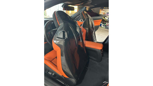 NWCarbon Haus G8X Dry Carbon Fiber Seat Back Replacement Set-Interior-Silicon Valley Bimmer