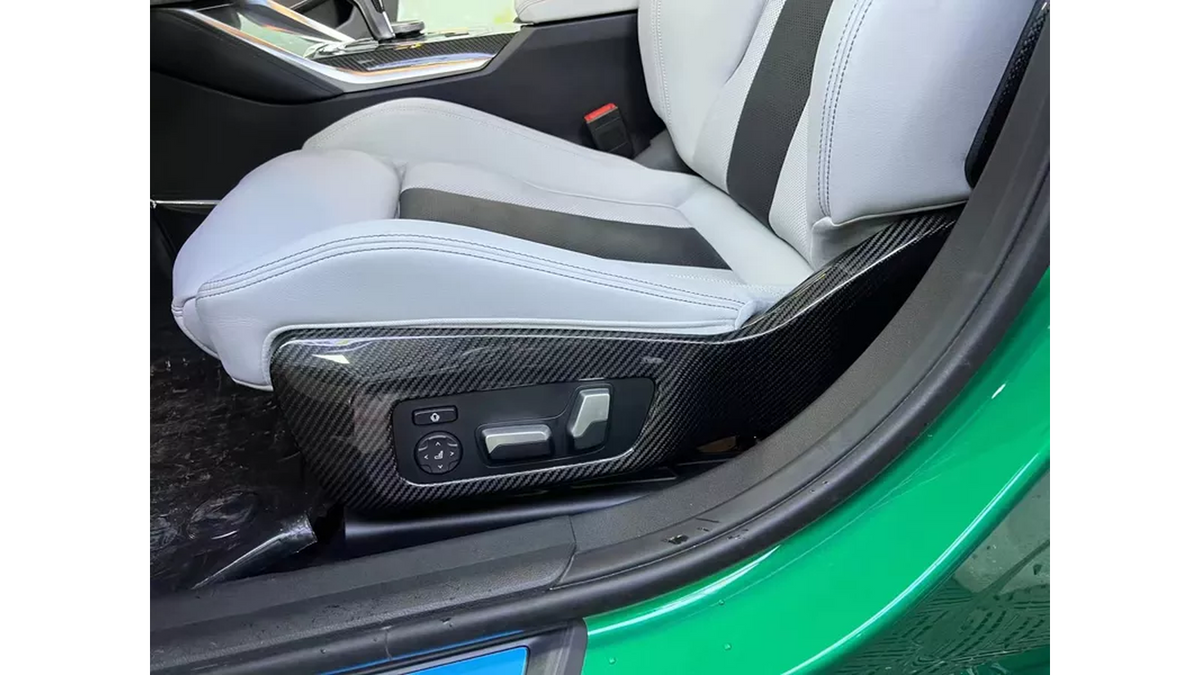 NWCarbon Haus G8X Dry Carbon Fiber Side Seat Cover-Interior-Silicon Valley Bimmer