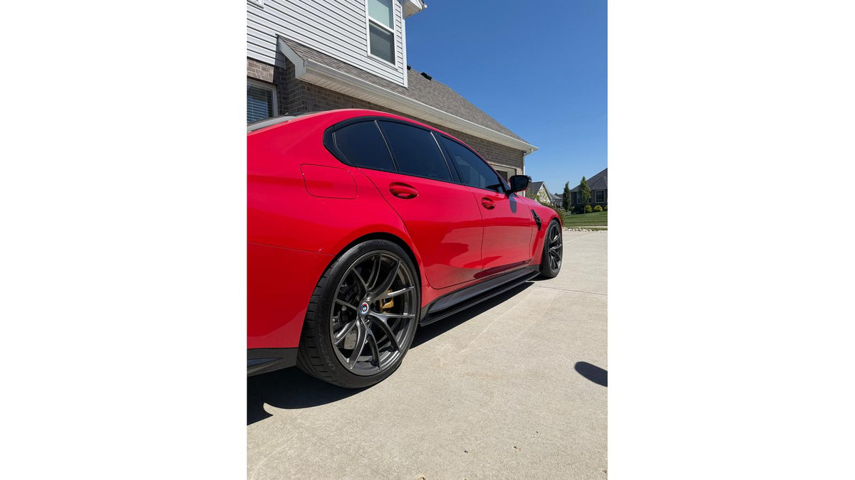 NWCarbon Haus G8X Dry Carbon Fiber Side Skirt Extensions-Exterior-Silicon Valley Bimmer