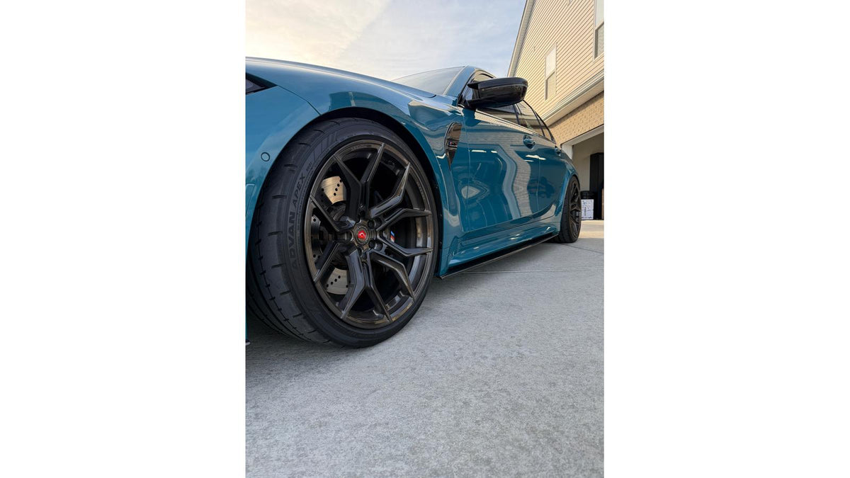NWCarbon Haus G8X Dry Carbon Fiber Side Skirt Extensions-Exterior-Silicon Valley Bimmer