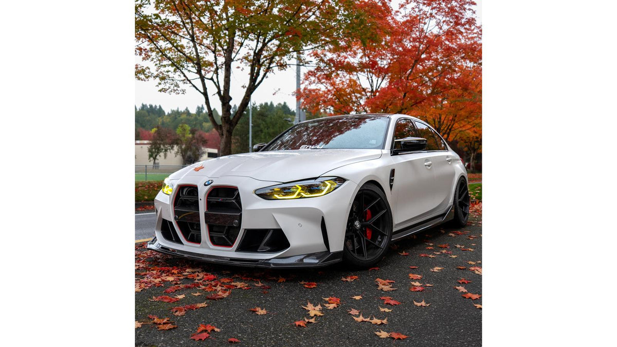 NWCarbon Haus G8X Dry Carbon Fiber V Style Front Lip-Exterior-Silicon Valley Bimmer