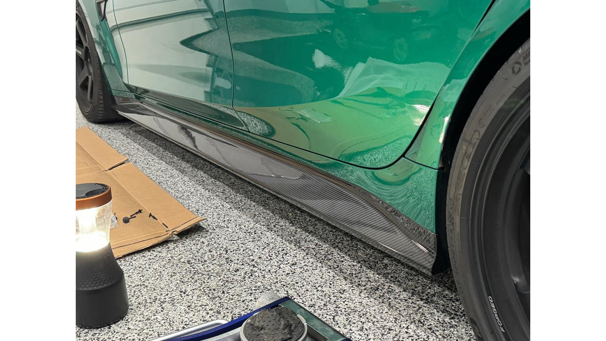 NWCarbon Haus G8X Dry Carbon Fiber V2 Side Skirts-Exterior-Silicon Valley Bimmer