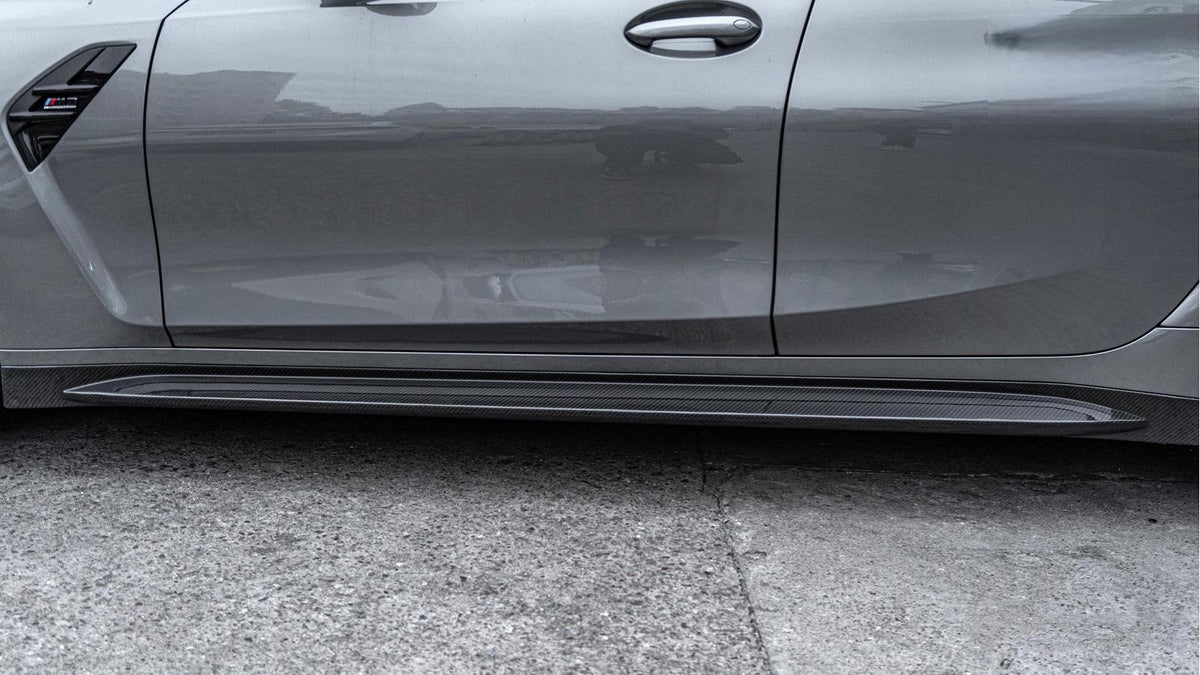NWCarbon Haus G8X OEM Dry Carbon Fiber Side Skirts-Exterior-Silicon Valley Bimmer