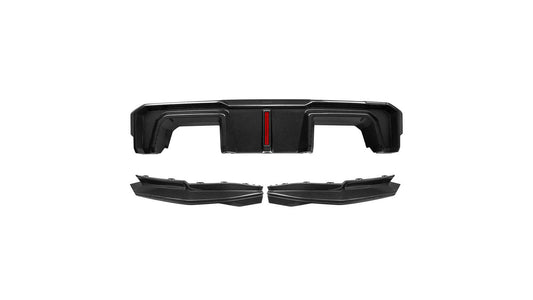 NWCarbon Haus G8X SQ-B Style Dry Carbon Fiber Rear Diffuser Set WITH LED-Exterior-Silicon Valley Bimmer