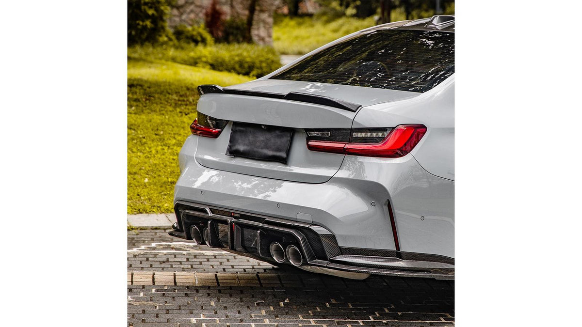 NWCarbon Haus G8X SQ Carbon Fiber Rear Diffuser/Splitters Combo-Exterior-Silicon Valley Bimmer