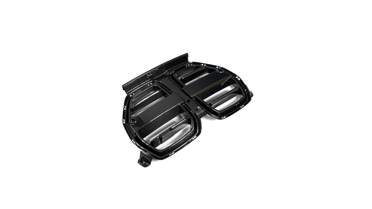 NWCarbon Haus G8X SQ-V Dry Carbon Fiber Grill-Exterior-Silicon Valley Bimmer