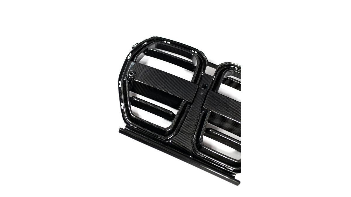 NWCarbon Haus G8X SQ-V Dry Carbon Fiber Grill-Exterior-Silicon Valley Bimmer
