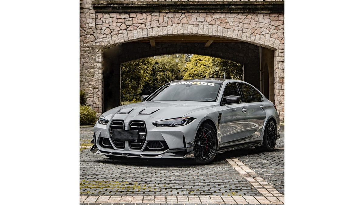 NWCarbon Haus G8X SQ-X Carbon Fiber Hood Vent Trim-Exterior-Silicon Valley Bimmer