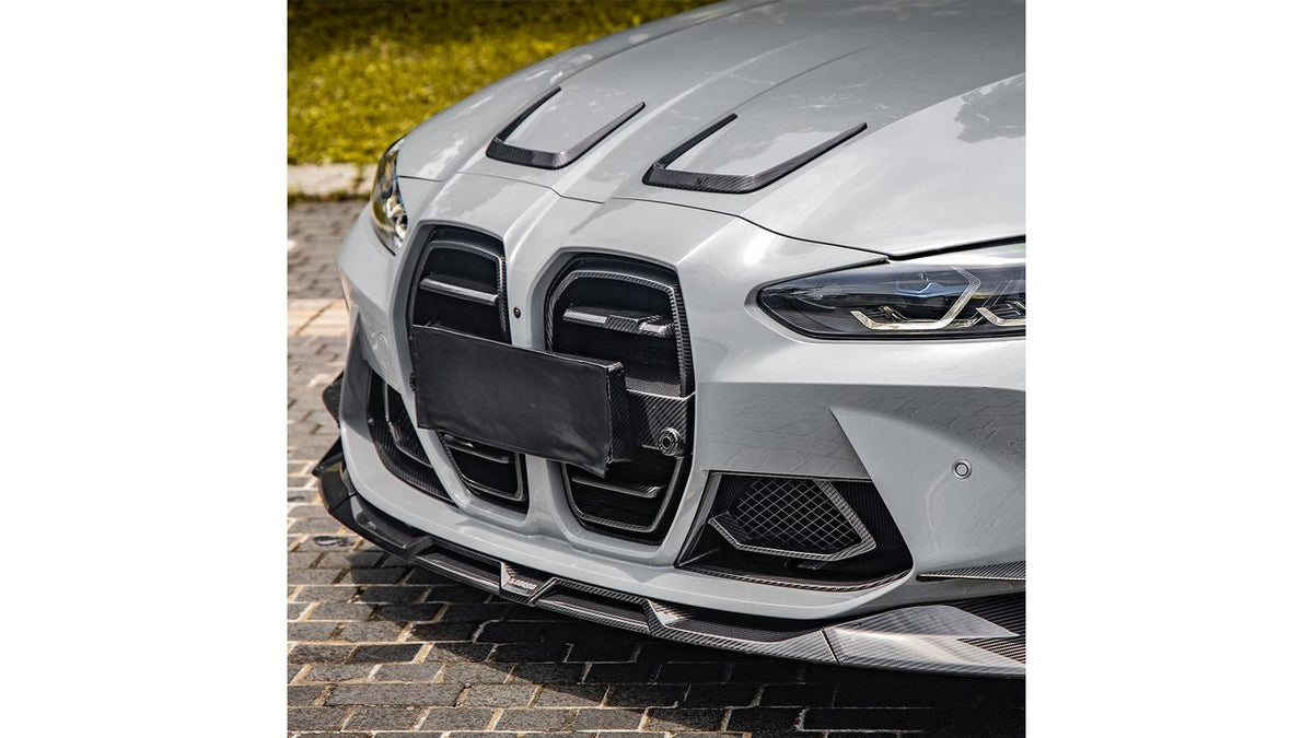 NWCarbon Haus G8X SQ-X Carbon Fiber Hood Vent Trim-Exterior-Silicon Valley Bimmer