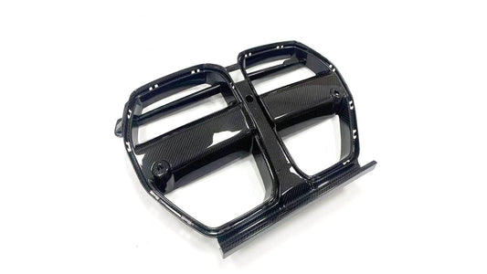 NWCarbon Haus G8X V1.2 Dry Carbon Fiber Grill (One Piece)-Exterior-Silicon Valley Bimmer