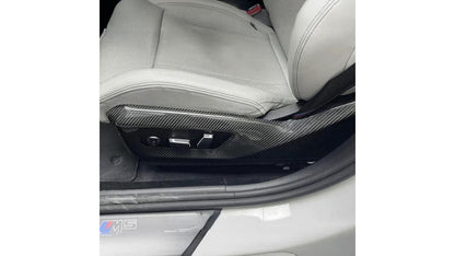 NWCarbon Haus G90 / G99 M5 OEM Style Dry Carbon Fiber Seat Side Trim Covers-Interior-Silicon Valley Bimmer