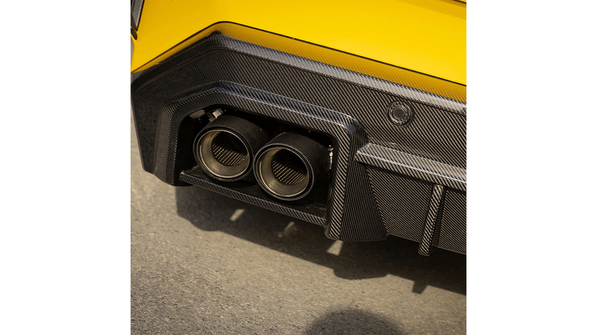 NWCarbon Haus G90/G99 M5 OEM Style Dry Carbon Fiber Exhaust Tips-Exhaust-Silicon Valley Bimmer
