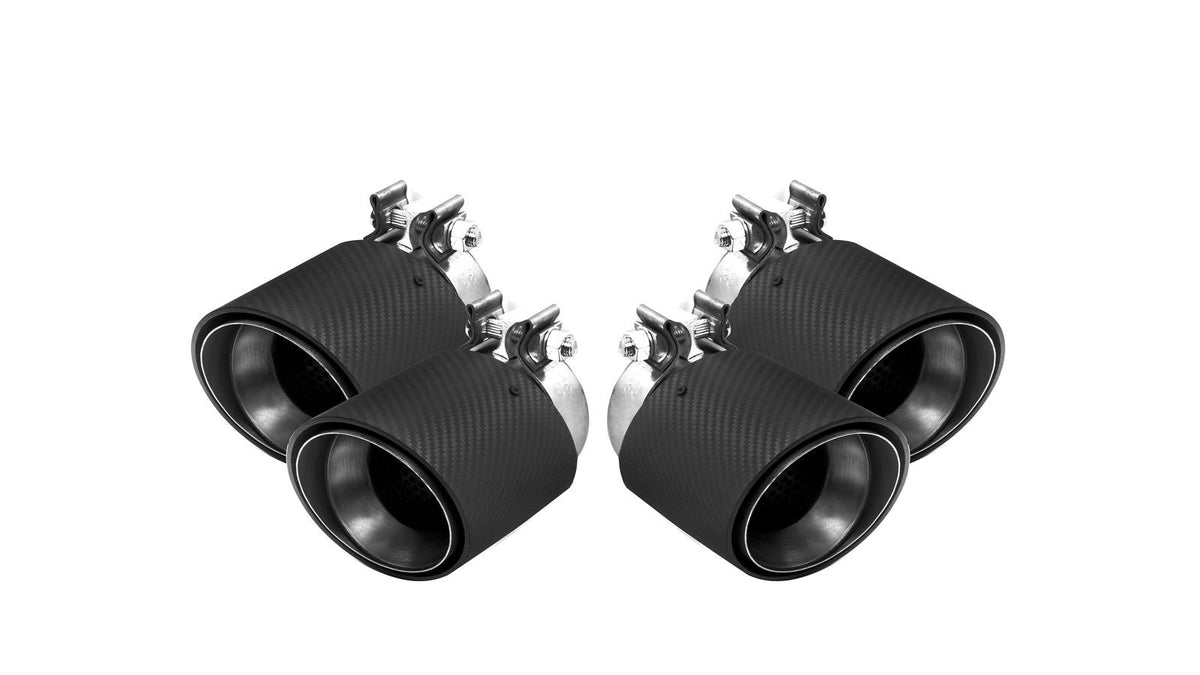 NWCarbon Haus G90/G99 M5 OEM Style Dry Carbon Fiber Exhaust Tips-Exhaust-Silicon Valley Bimmer