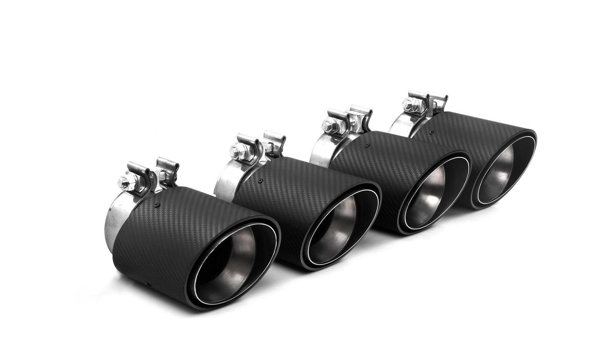 NWCarbon Haus G90/G99 M5 OEM Style Dry Carbon Fiber Exhaust Tips-Exhaust-Silicon Valley Bimmer