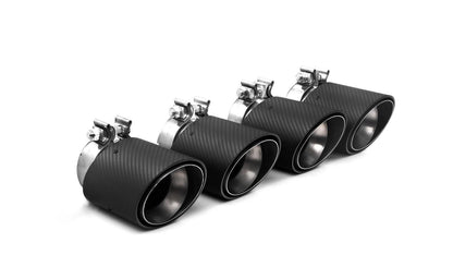 NWCarbon Haus G90/G99 M5 OEM Style Dry Carbon Fiber Exhaust Tips-Exhaust-Silicon Valley Bimmer