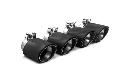 NWCarbon Haus G90/G99 M5 OEM Style Dry Carbon Fiber Exhaust Tips-Exhaust-Silicon Valley Bimmer