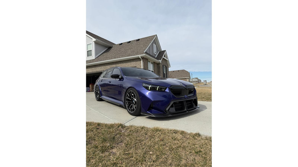 NWCarbon Haus G90/G99 M5 SQ-A Style Dry Carbon Fiber Side Skirt-Exterior-Silicon Valley Bimmer