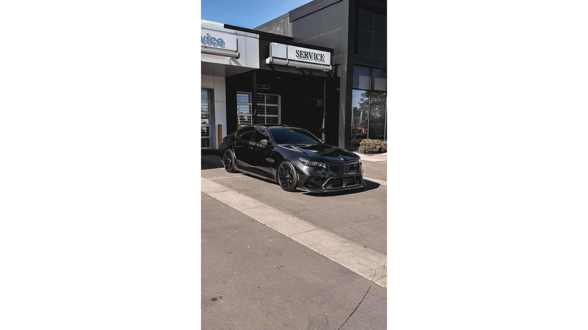 NWCarbon Haus G90/G99 M5 SQ Style Carbon Fiber Front Bumper Center Trim-Exterior-Silicon Valley Bimmer