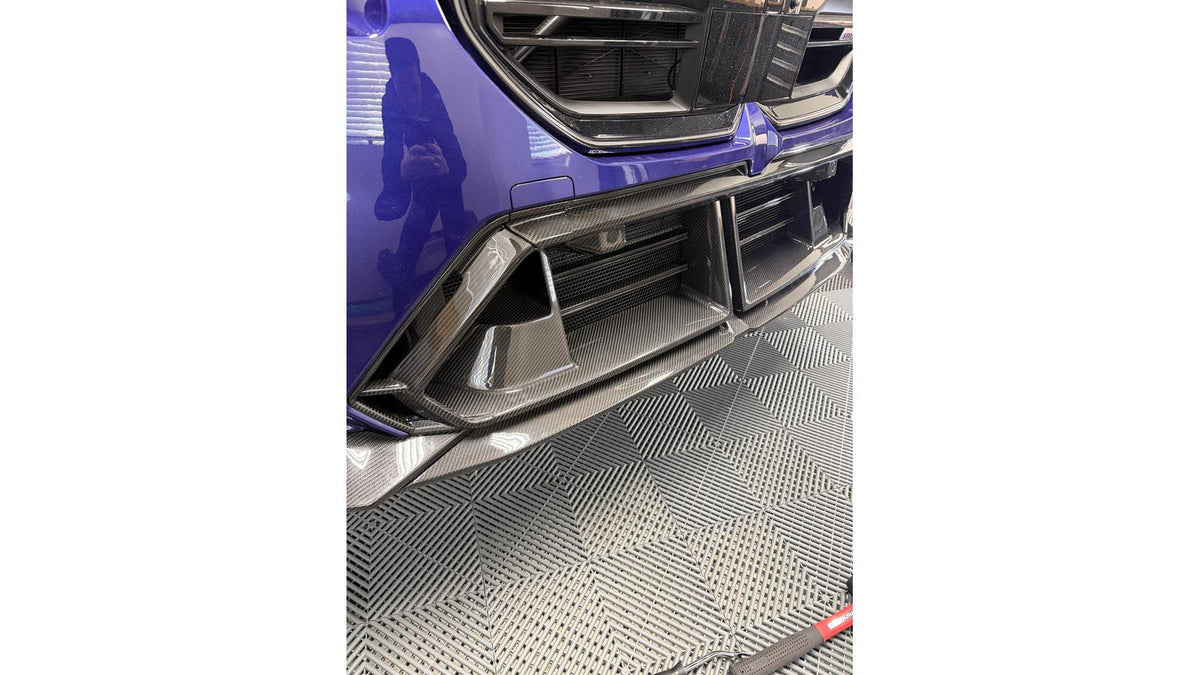 NWCarbon Haus G90/G99 M5 SQ Style Carbon Fiber Front Bumper Center Trim-Exterior-Silicon Valley Bimmer