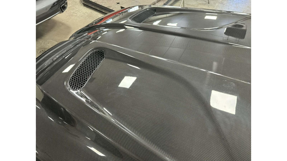 NWCarbon Haus G90/G99 M5 SQ Style Dry Carbon Fiber Vented Hood-Exterior-Silicon Valley Bimmer