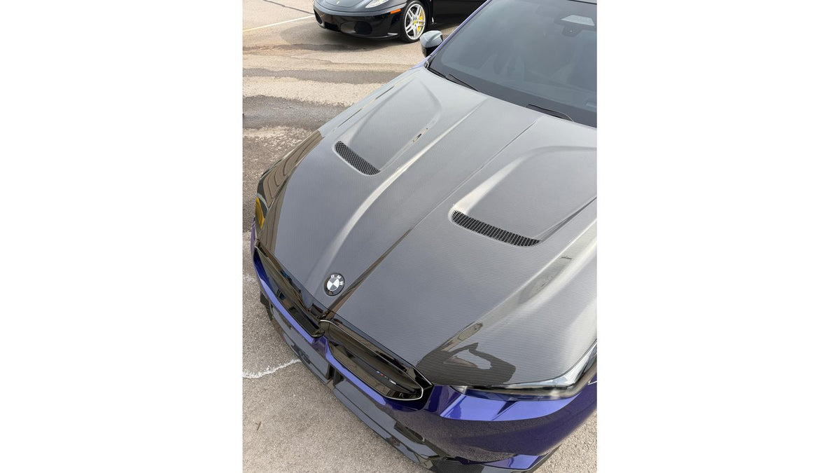 NWCarbon Haus G90/G99 M5 SQ Style Dry Carbon Fiber Vented Hood-Exterior-Silicon Valley Bimmer