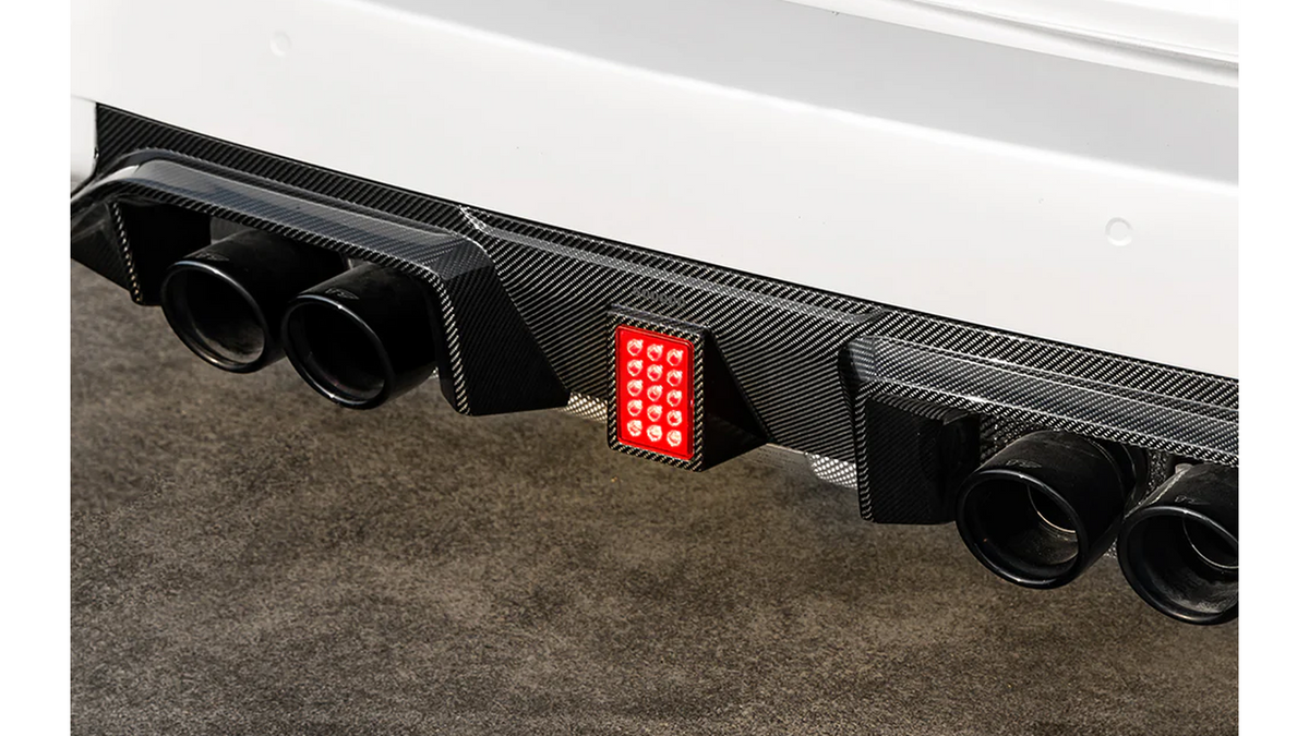 NWCarbon Haus M2 G87 SQ-C Style Dry Carbon Fiber Rear Diffuser With Brake Light-Exterior-Silicon Valley Bimmer