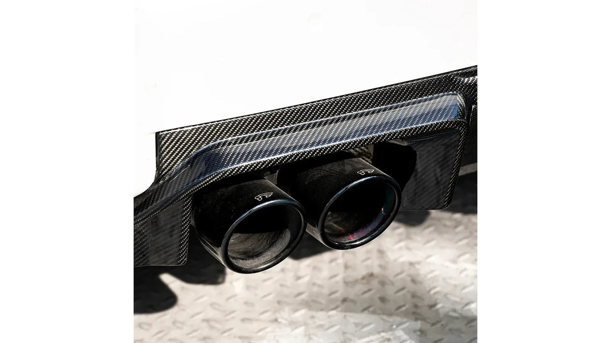 NWCarbon Haus M2 G87 SQ-C Style Dry Carbon Fiber Rear Diffuser With Brake Light-Exterior-Silicon Valley Bimmer