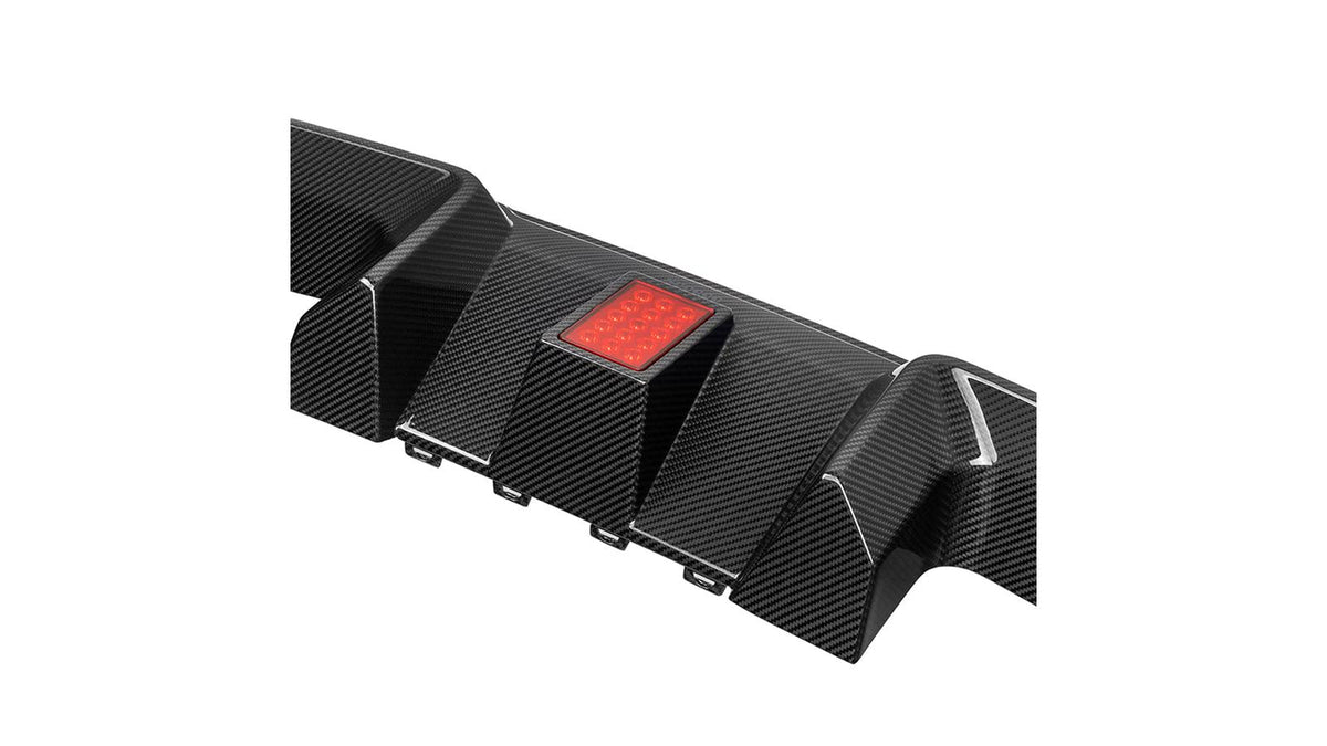 NWCarbon Haus M2 G87 SQ-C Style Dry Carbon Fiber Rear Diffuser With Brake Light-Exterior-Silicon Valley Bimmer