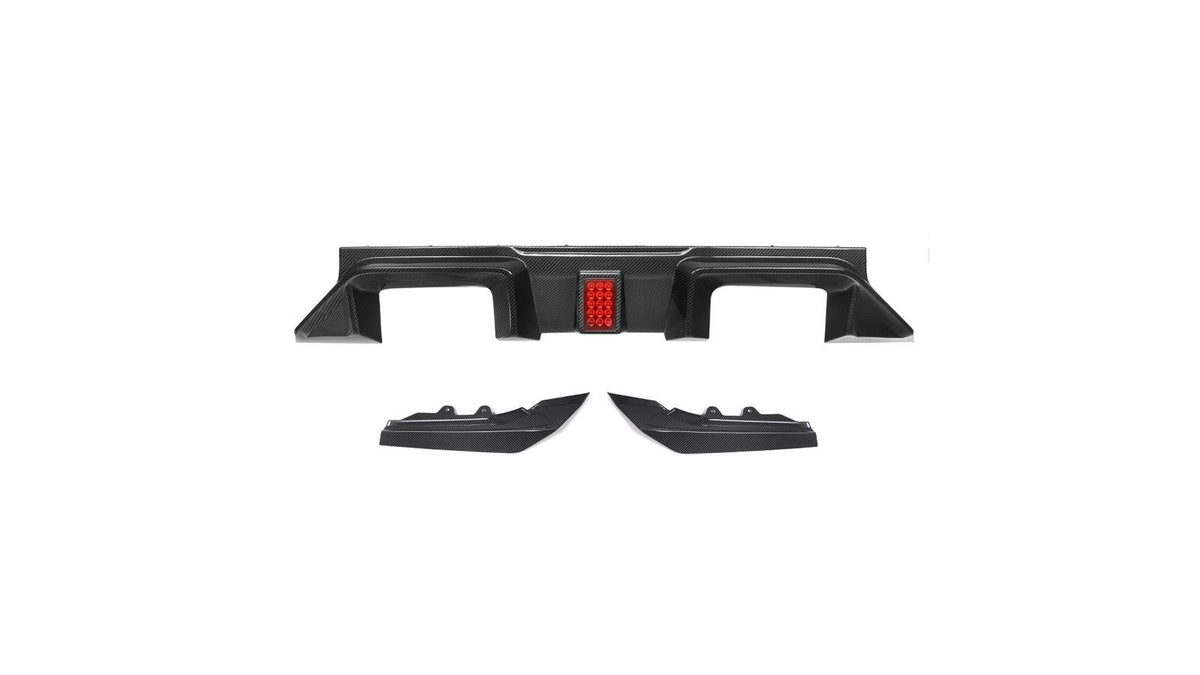 NWCarbon Haus M2 G87 SQ-C Style Dry Carbon Fiber Rear Diffuser With Brake Light-Exterior-Silicon Valley Bimmer