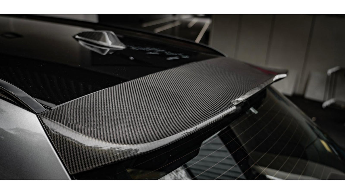NWCarbon Haus M3 G81 Touring MP Style Dry Carbon Fiber Roof Spoiler-Exterior-Silicon Valley Bimmer