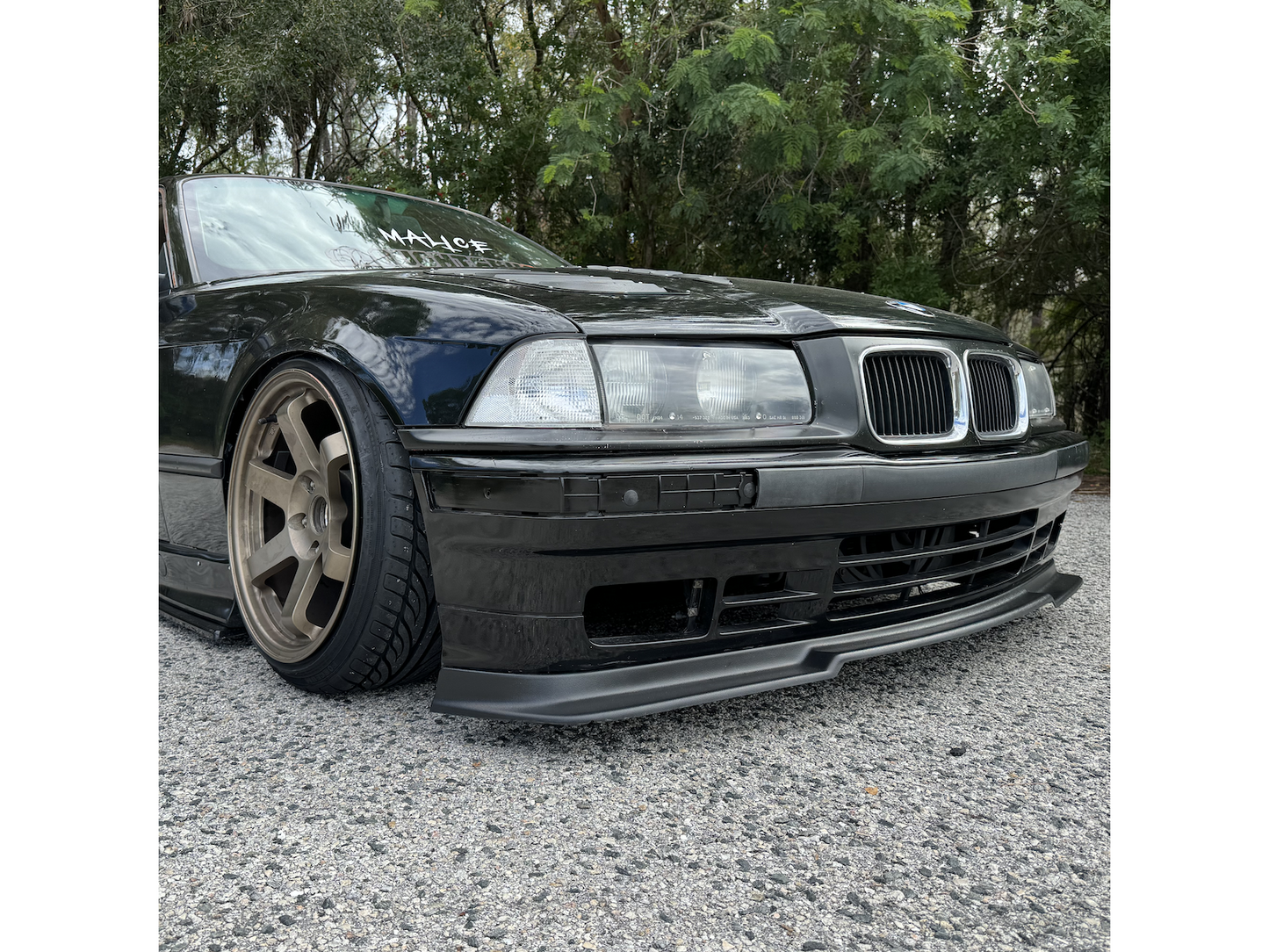 Non M3 E36 GT Front Lip (Rieger Style)-Exterior-Silicon Valley Bimmer